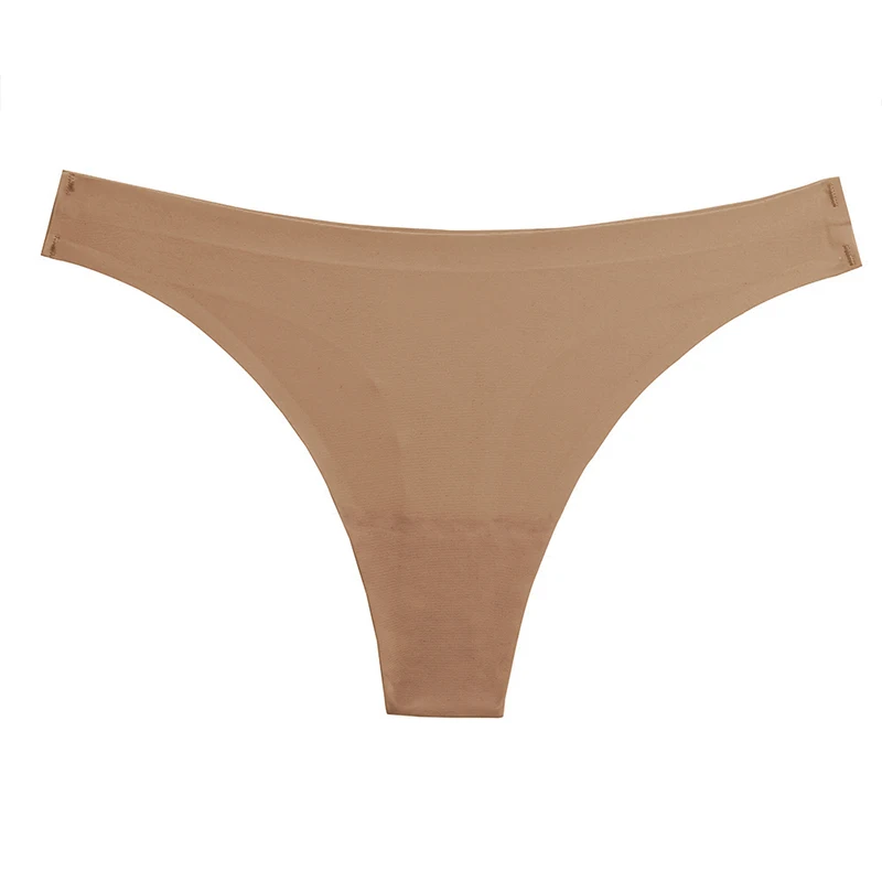 WarmSteps 3PCS/Set Women's Panties Seamless Female Thongs Silk Satin Underwear Girl Sexy G-Strings Soft Cozy Lingerie Hot T-Back - Image 5