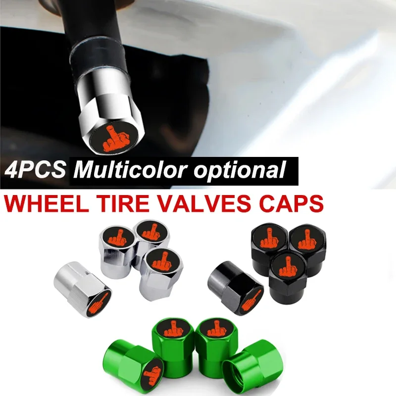 Fingers Wheel Tire Valve Caps for Honda Mugen Accord Fit Odyssey CRV Pilot Civic City Jade Insight Inspire HRV