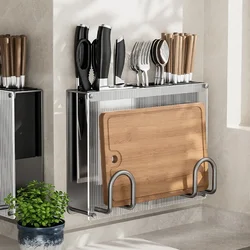 New Kitchen Organizer-Knife Block Holder, Utensil & Cutlery Caddy, Space-Saving Accessories Kitchen Accessories Organizer