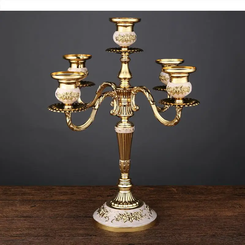 European Style Candle Holders Wedding Retro Household Western Food Romantic Candlelight Dinner Home Decoration Accessorie