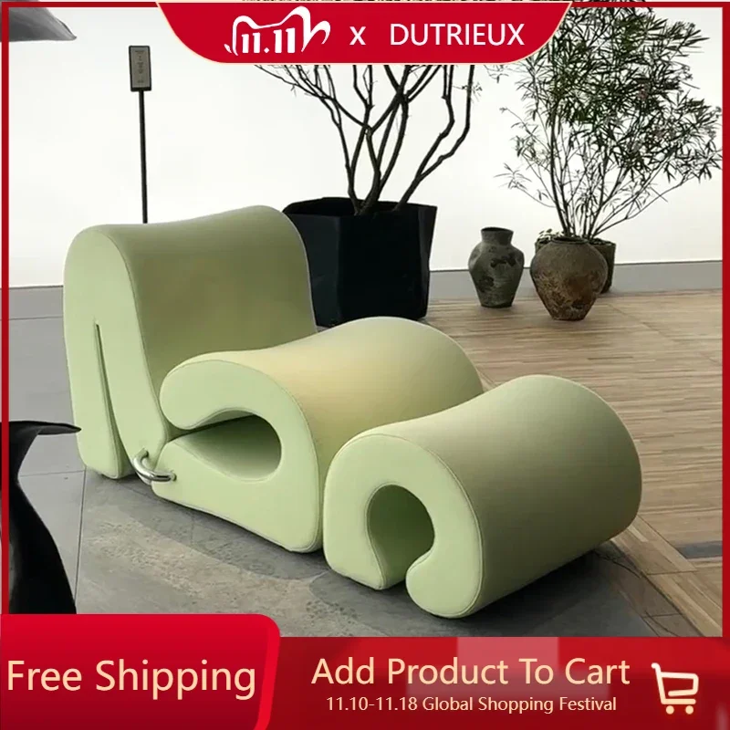 

Nordic Fancy Unique Sofa Chair Living Room Modern Designer Floor Chair Lounge Individual Divano Soggiorno Furniture Couch