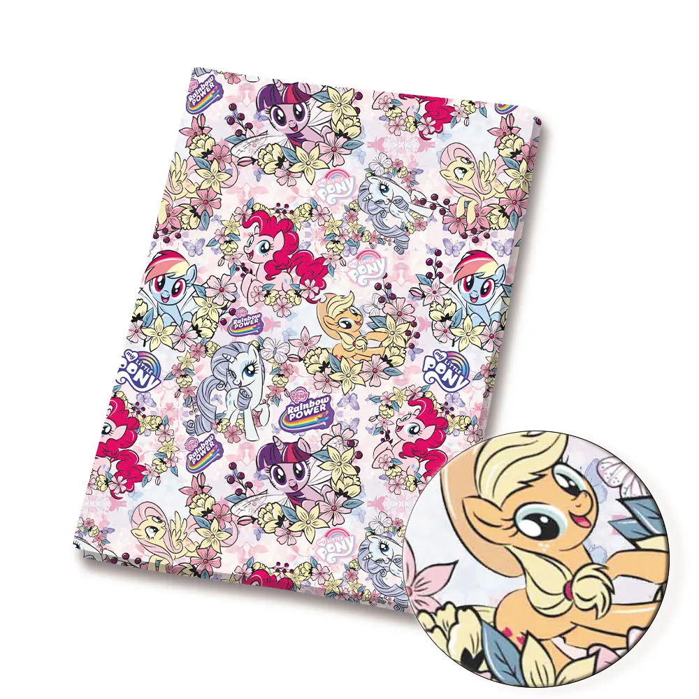 الكرتون النسيج الساخن DIY140 * 50 سنتيمتر اليدوية الخياطة خليط اللحف فستان طفل ورقة المنزل قماش مطبوع النسيج الخياطة الاطفال فابري