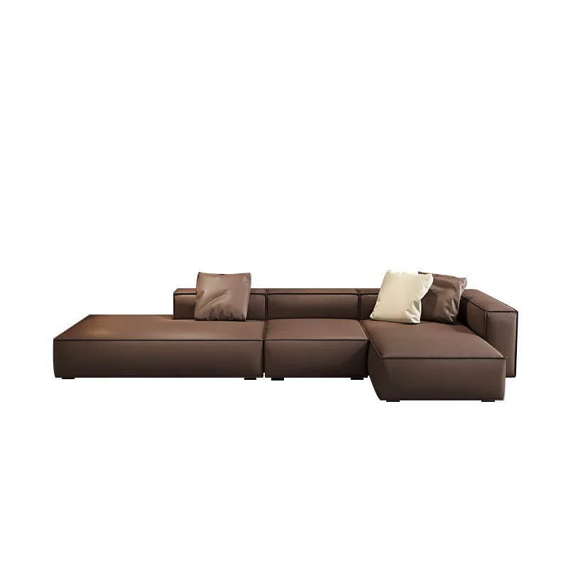 

Silence, leather, sofa, module, combination, three people, straight row, Italian, minimalist