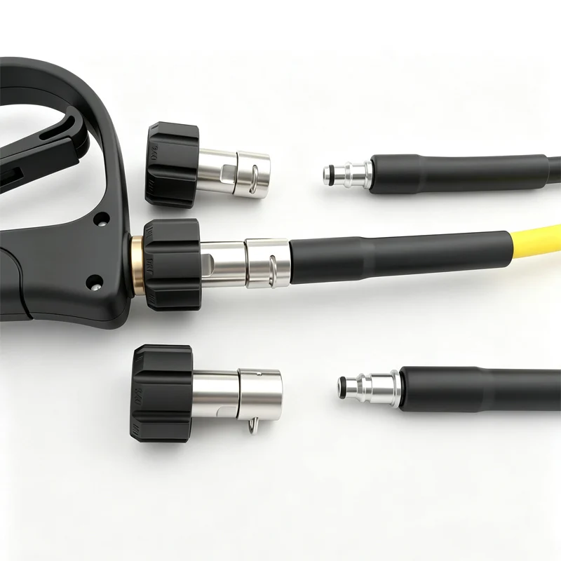 Pressure Washer Adapter M22-14mm Connector for Karcher/Lavor/Bosch Hose (Suitable for Water Gun Connection to Hose)