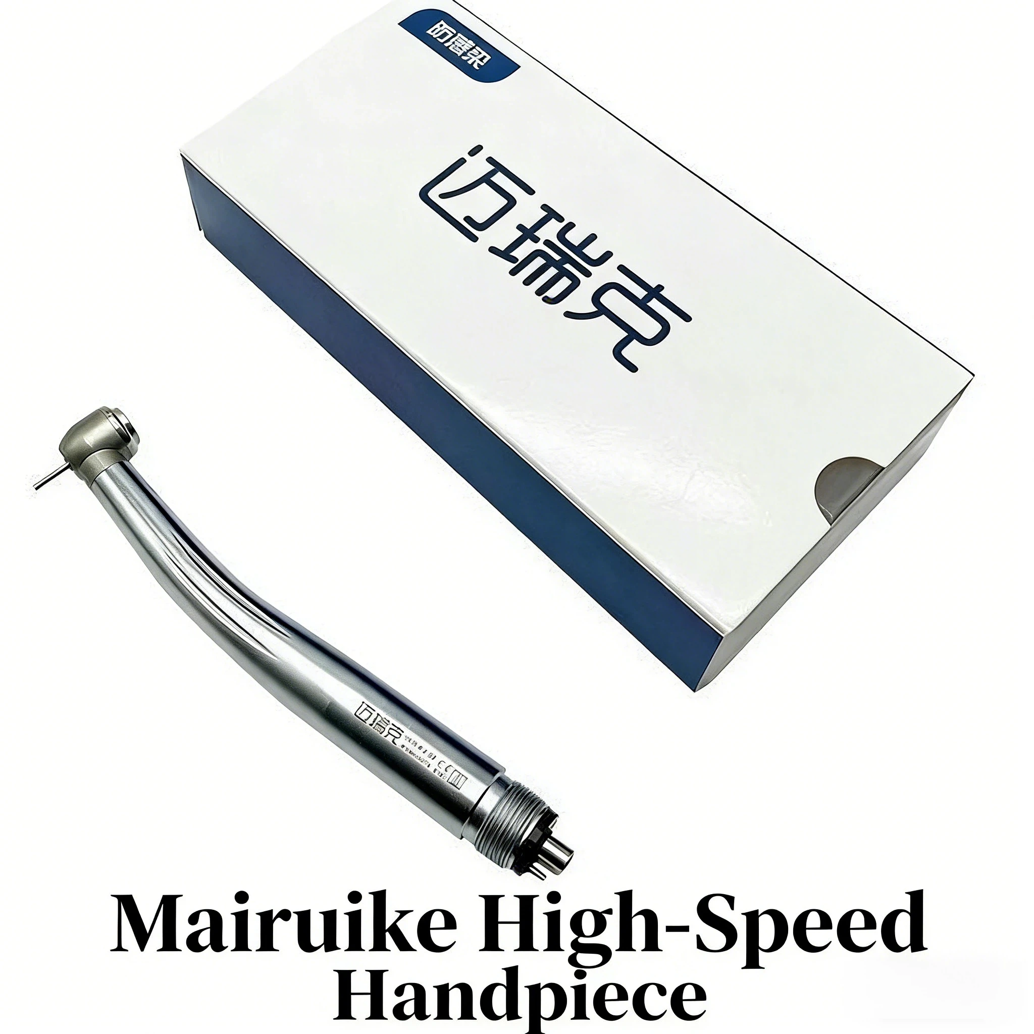 

Стоматологический высокоскоростной турбинный наконечник Mairek, 4-х портовый, стандартный, с кнопочным креплением, для стоматологических клиник.