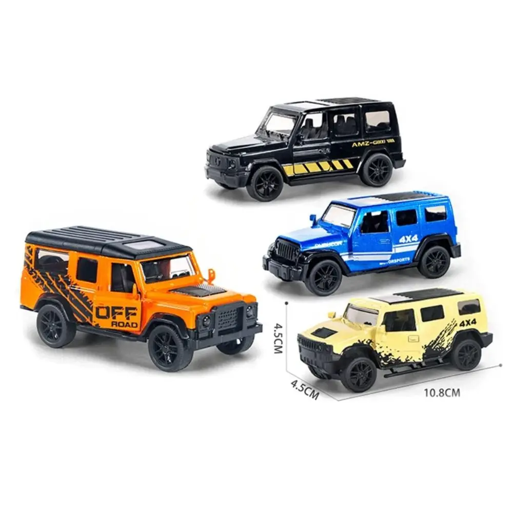 1:43 Legering Jeeps Wrangler Auto Model Simulatie Off-Road Voertuig Terugtrekken Auto Decoratie Ornamenten Collectie Speelgoed Voor Kinderen