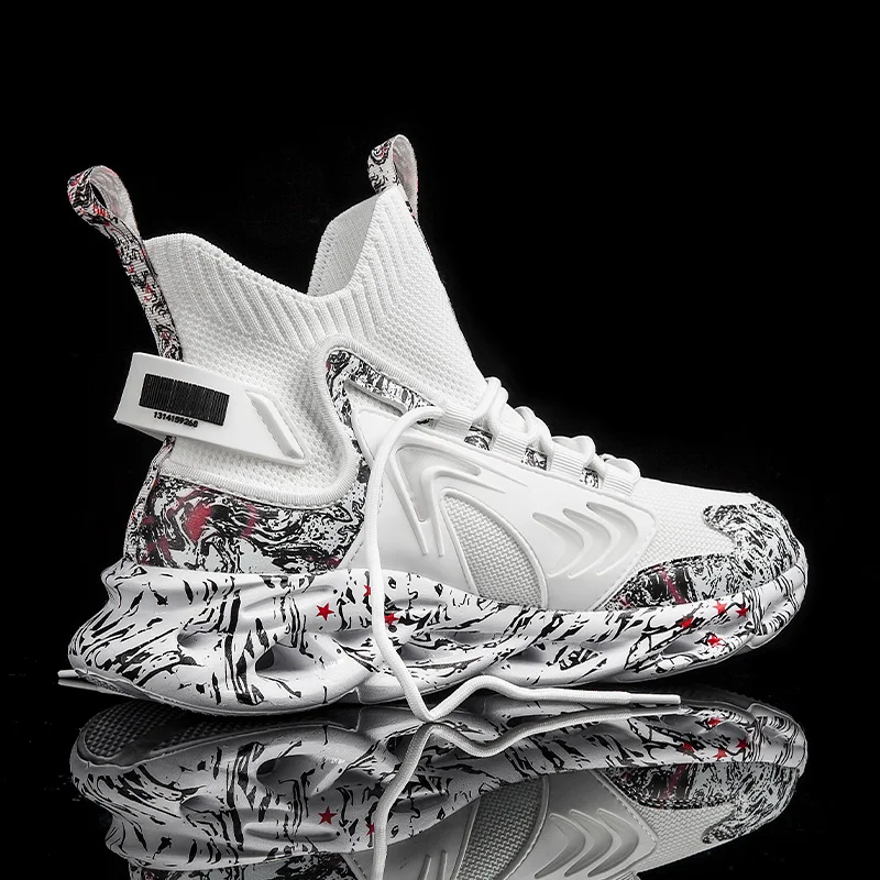 Brand Running Shoes For Man Summer Sport Shoes Men Jogging Footwear Outdoors Lightweight Breathable Men Shoes Sock Men Sneakers