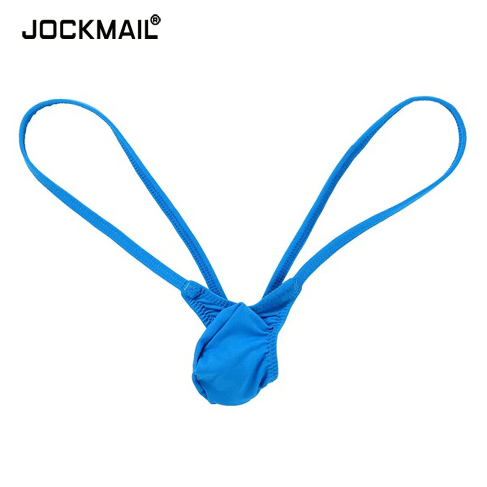 Jockmail Mens Sexy Thong Gay Panties Ice Underwear Open Back Underwear Men Seamless Underpants Male G String