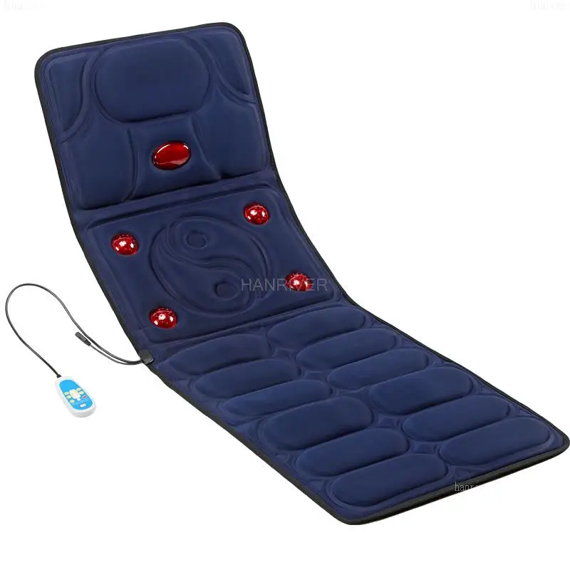 

This full-body electric massage mattress features comprehensive functions, including heating, 9 groups of therapy