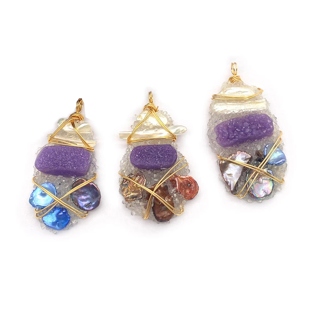 

Натуральный жемчужный кулон неправильной формы из пресноводного жемчуга, витой дизайн, для самостоятельного изготовления ожерелий, подвесок, аксессуаров для создания украшений, 26-59 мм