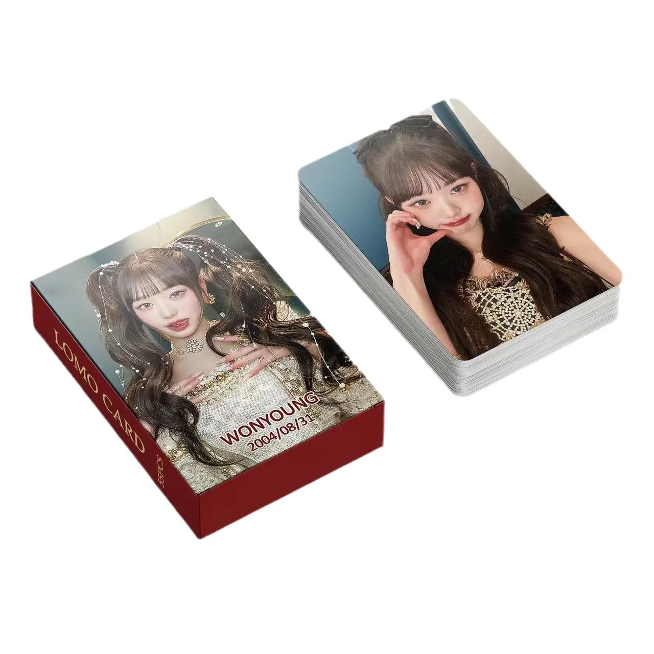Album Kpop Jang Won Young 2024 Kartu Lomo Wonyoung Liz Leeseo Yujin Gaeul Hadiah Koleksi Anak Perempuan Kartu Pos Kartu Foto 55 Buah/Set