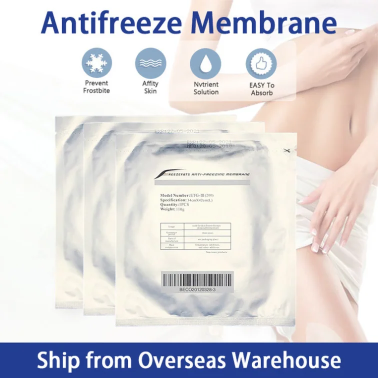 

50Pcs Anti- Freezeing Membranes For Portable Cool Tech Body Cryo Cell Cool Slimming For Clinc Spa Use