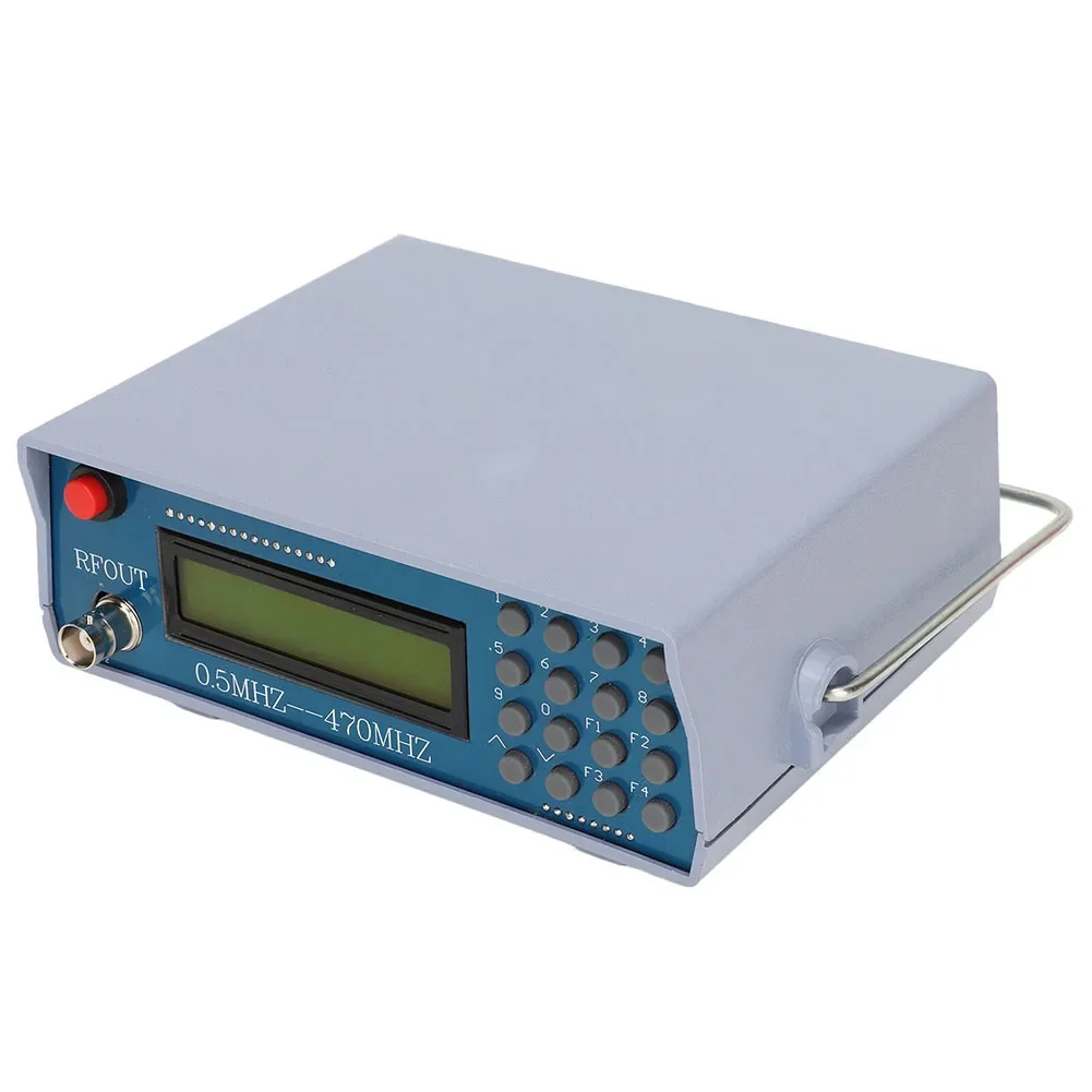 1set 0.5Mhz-470Mhz RF Signal Generator Instrument Tester With Power Cord For FM Radio Intercom Debugging Source Generator Tester