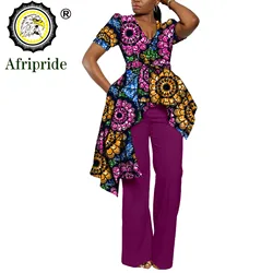 African Dresses for Women Print Coats Plus Size Casual Outfits Trench Outwear Bazin Riche Ankara Attire African Clothes S2124009