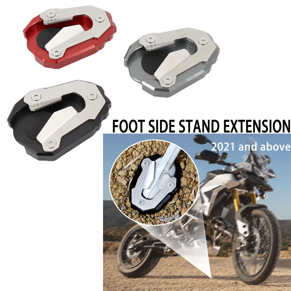 

New For Tiger 900 For tiger 900 RALLY PRO / GT LOW Motorcycle Accessories Kickstand Sidestand Stand Extension Enlarger Pad 2021-