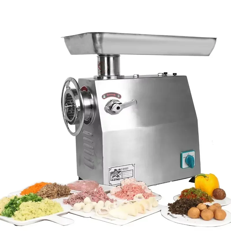 TK32 Popular Gear Motor CE Meat Grinder and Sausage Maker Butcher Commercial Use Electric Meat Mincer Machine