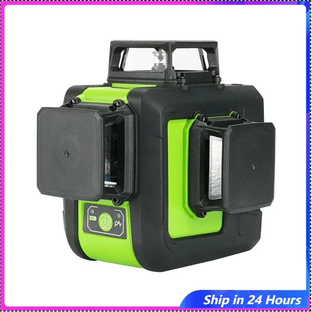 

ZHOUCE Laser Level 12 Lines Vertical Horizontal High Precision Automatic Self Leveling 360 Degree Rotary Cross Green Beam Nivel