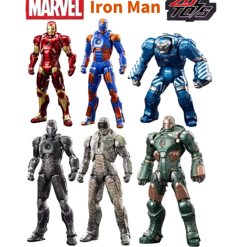 Zd Toys الرجل الحديدي سلسلة المشتركة المنقولة Mk11 12 14 15 23 27 36 37 Mk38 Mk40 فيلم عمل الشكل 7 بوصة Markdolls هدايا عيد الميلاد #1