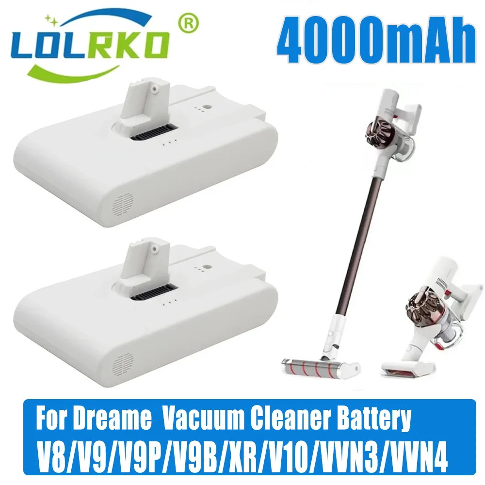 2024 New 25.2V 5000mAh For Xiaomi Mijia Vacuum Cleaner V8 V9 V9B V9P V10 VVN3 VVN4 Dreame Vacuum Cleaner Lithium Battery