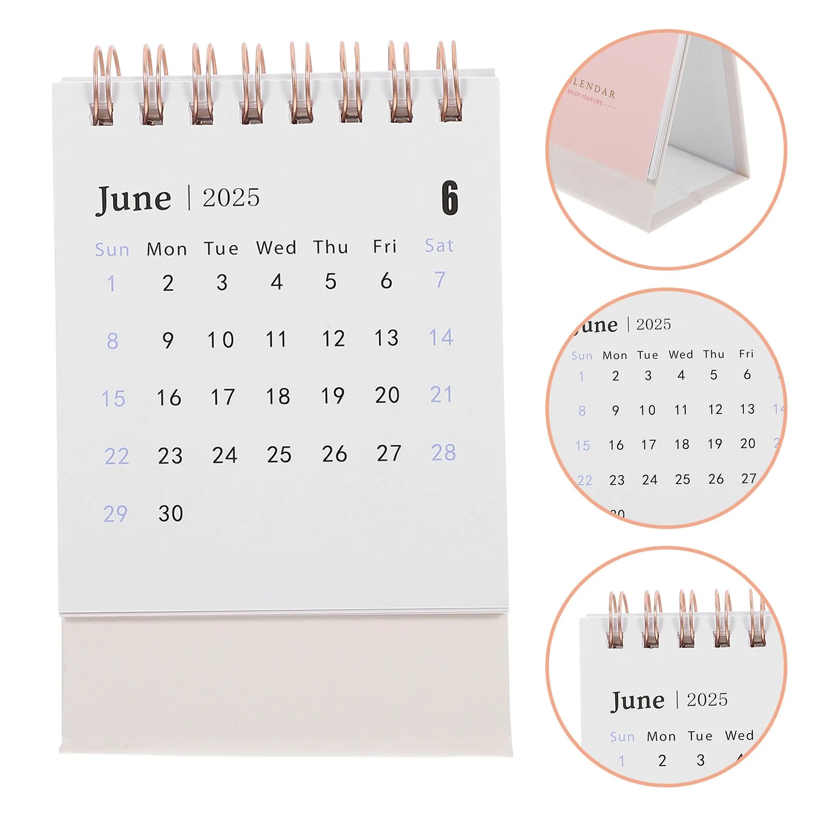 

Small Flip Calendar 2024-2025 Desk Freestanding Table Decorative Office Workspace Daily Planner Calendar Office Desk Supplies