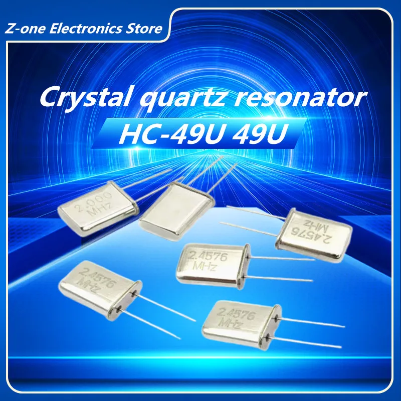 10PCS 49U HC-49U 4MHZ 4.433MHZ 5MHZ 7.2MHZ 8MHZ 10MHZ 10.24MHZ 27MHZ 27.145MHZ 35MHZ Crystal quartz resonator