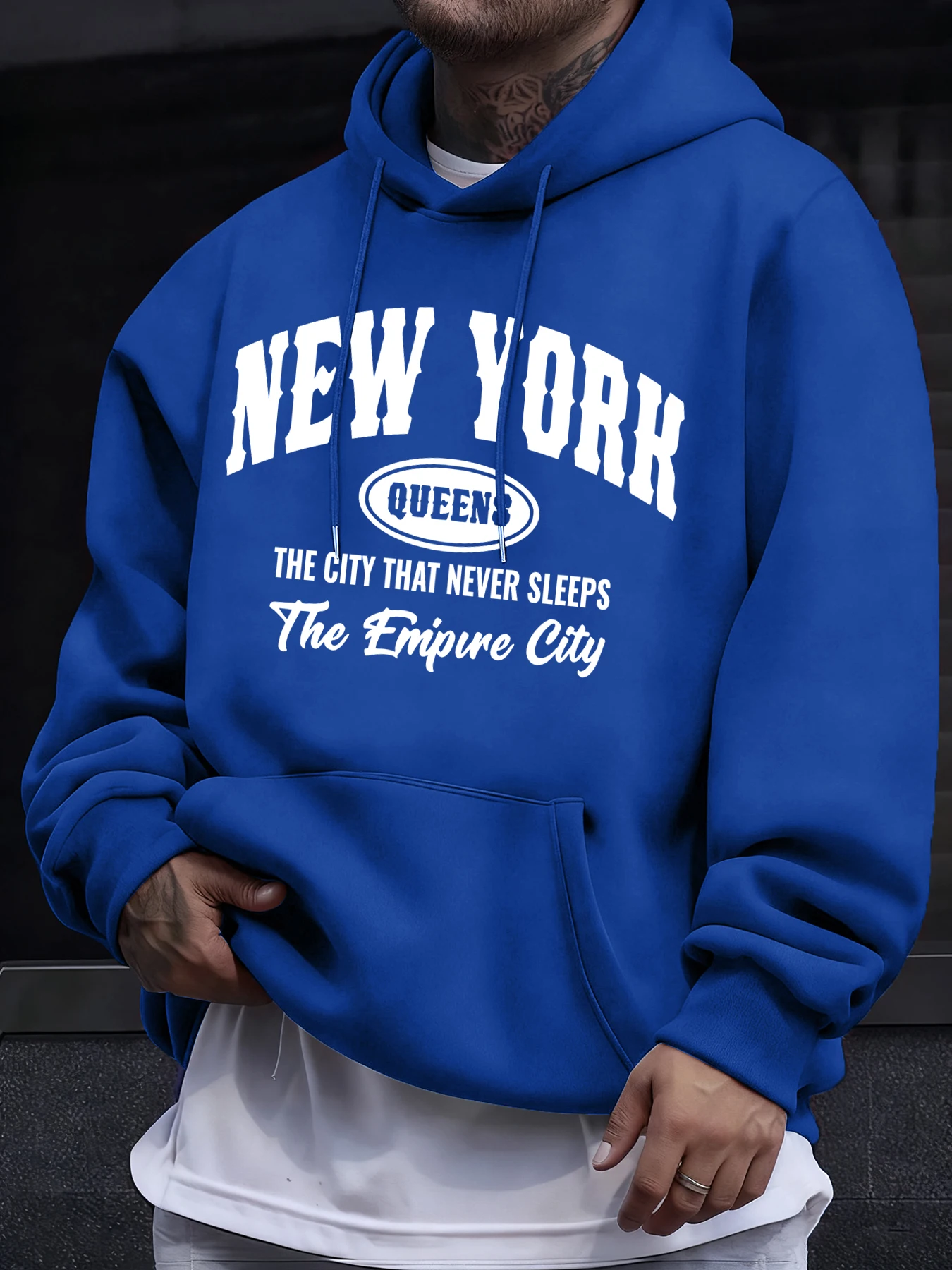 

Нью-Йорк — это город, которые никогда не спать, толстовки, мужские повседневные флисовые пуловеры в стиле хип-хоп, свободная спортивная одежда унисекс, осенняя теплая одежда