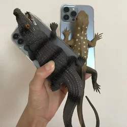 Funny Simulation 3D Crocodile Lizard iPhone 12 Pro Phone Case 11/13/7p Original Design Strange Soft Case x Female xr/14 promax