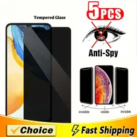 5Pcs Anti-Spy Privacy Tempered Glass VIVO VIVO Y78M 1T Z8X Y77E 5G IQOO NEO 7 Pro 9 11S Y78 Y79 Y81 IQOO 7 8 9 Screen Protector