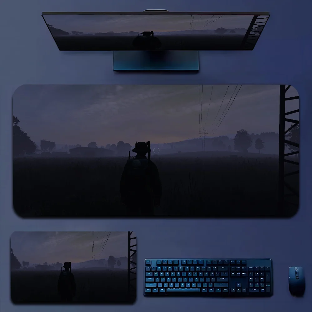 Game D-DayZ Cool Floor Mat 80x30cm XL Lockedge Office Computer Desk Mat Table Keyboard Big Mouse Pad Laptop Cushion Non-slip