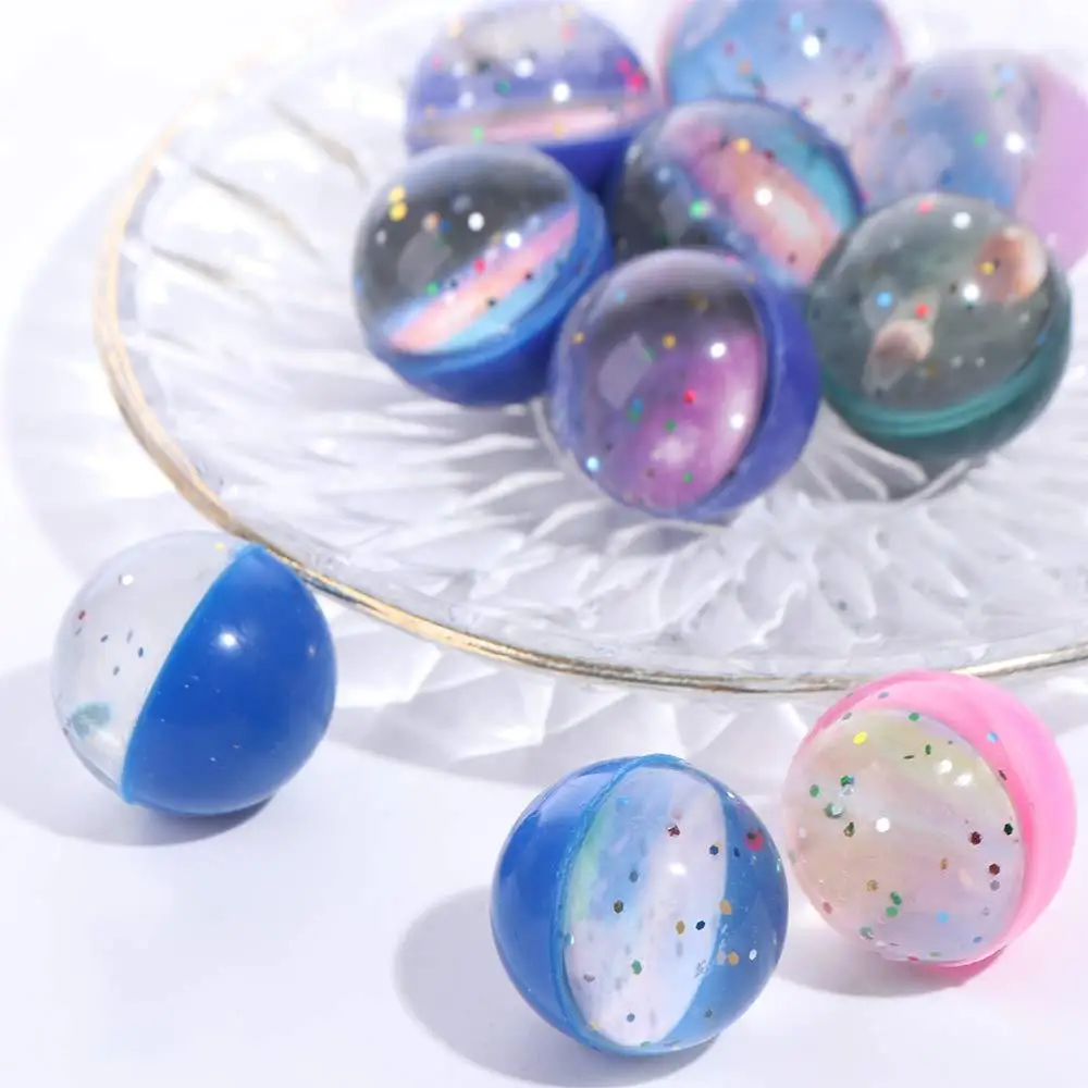 10pcs Galaxy Solar System Planet Balls Starry Sky Bouncy Ball Space Planets Ball Eight Planets Foam Galaxy Foam Ball Theme Party