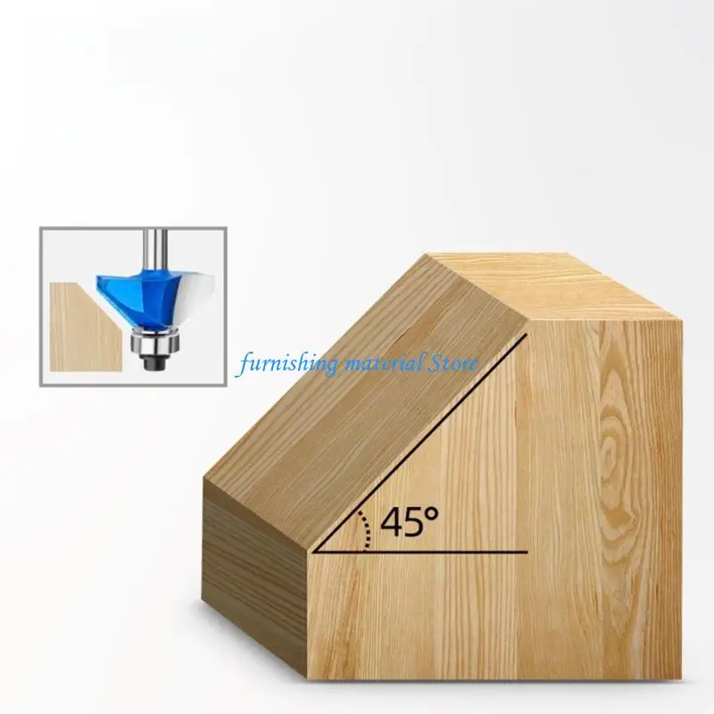 

Y5gd точный краевой обрезка машины маршрутизатор набор 45 ° костюма резак -резак.