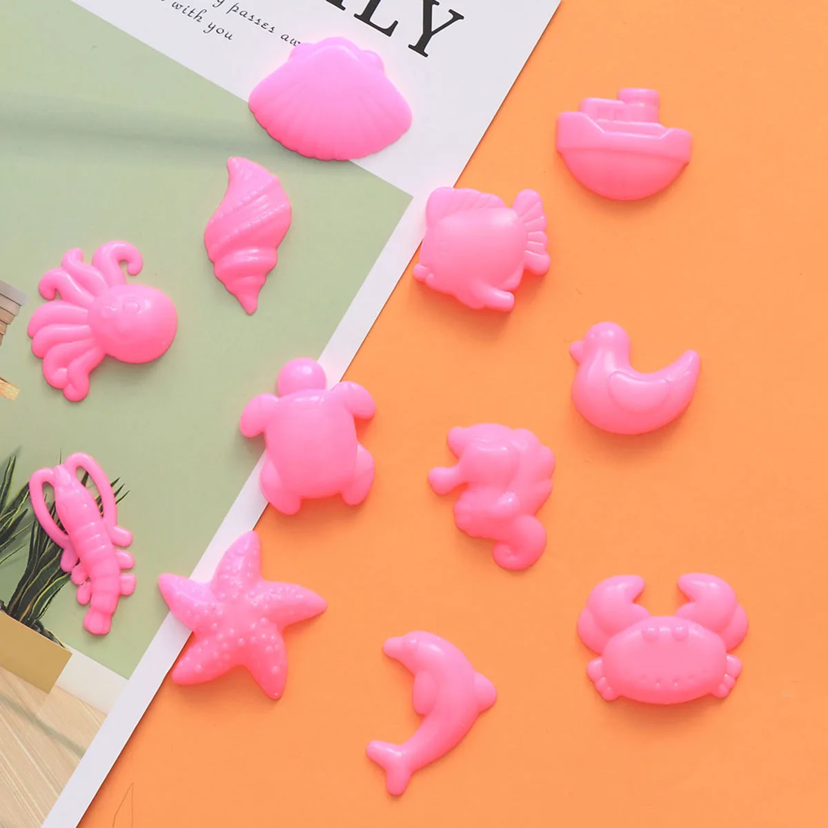 12 stücke Formen Kreatur Formen Für Kinder Strand Set Spielen Sand Kit Schwimmbad Wasser Spielen Sand Formen Set Spielzeug