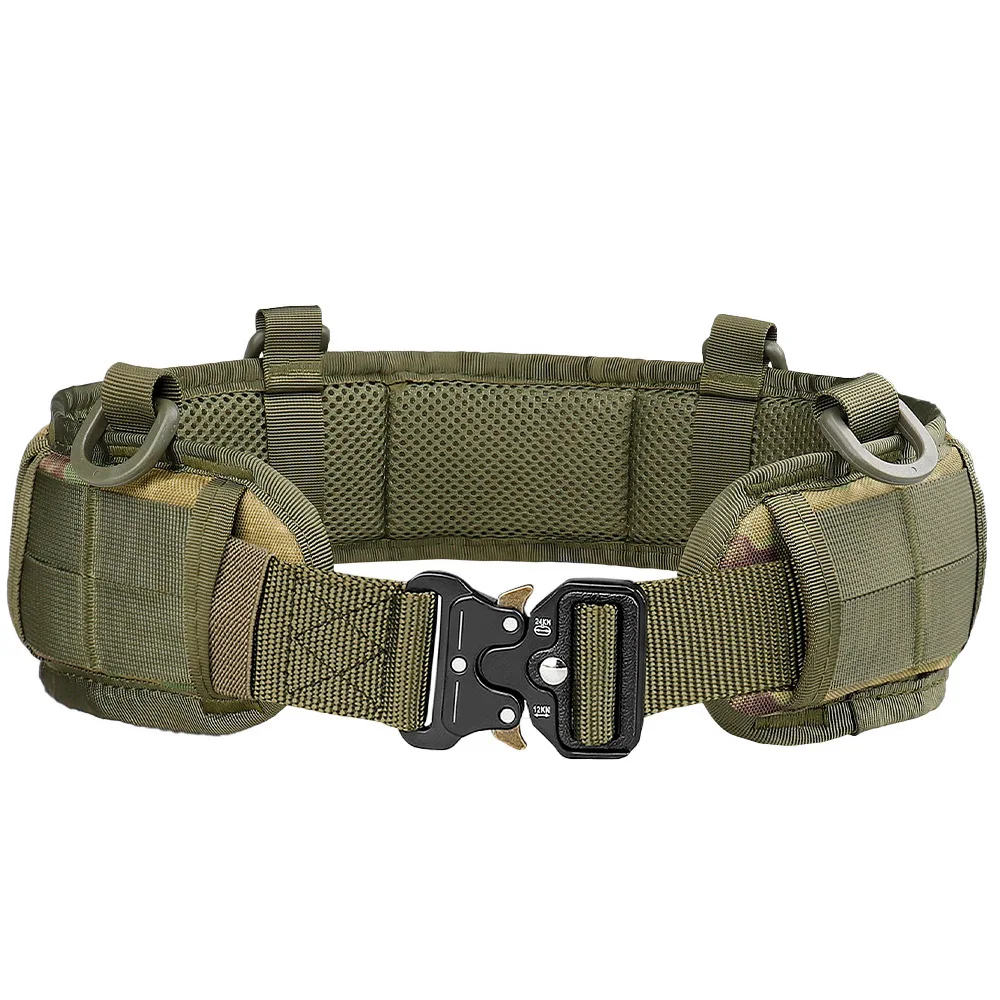 Quick Release Tactical Nylon Belt Metal Buckle Outdoor Military Sports Belt Men Women Hunting Wear Accessories