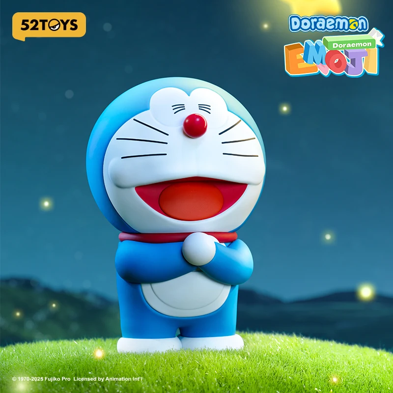 52TOYS Blind Box Doraemon Emoji Series, Action Figure Collectible Toy DesktopDecoration Gift for Birthday