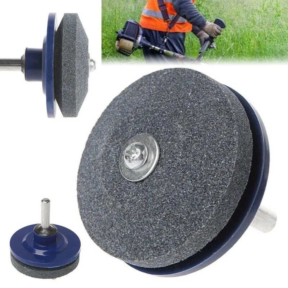 Power Drill Mounted Lawn Mower Blade Sharpener Professional Grinding Faster Sharpening Blade Sharpening Tool Rotary Design