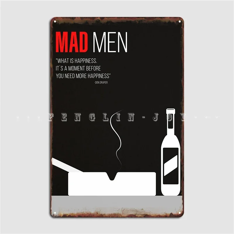 Mad Men Poster 2 Poster Metal Plaque Painting Décor Home Custom Club Tin Sign Poster