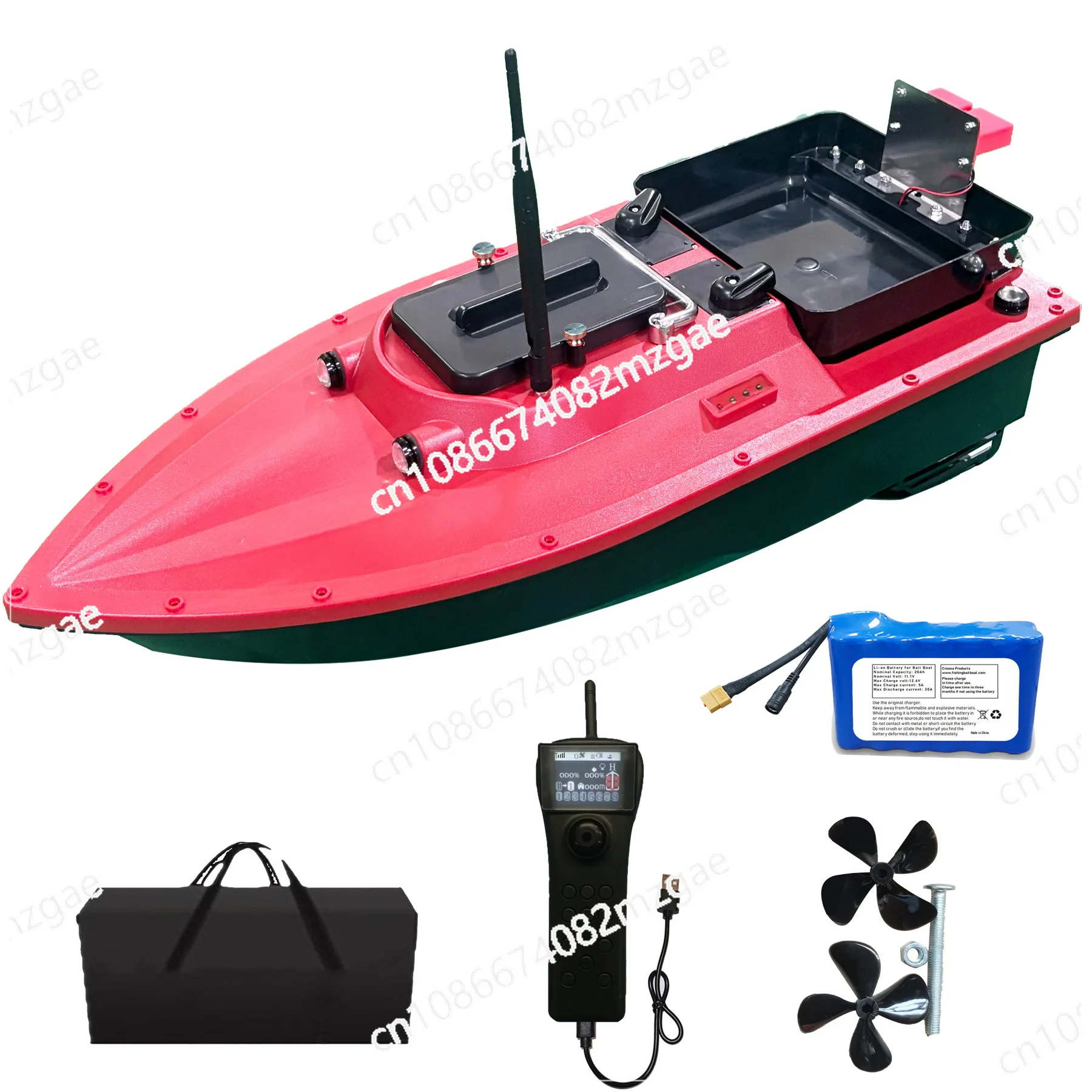 

12V 20A High Speed Waterproof 10KM/H RC Surfer Fishing Bait Boats RC Carp Fishing Bait Boats with GPS