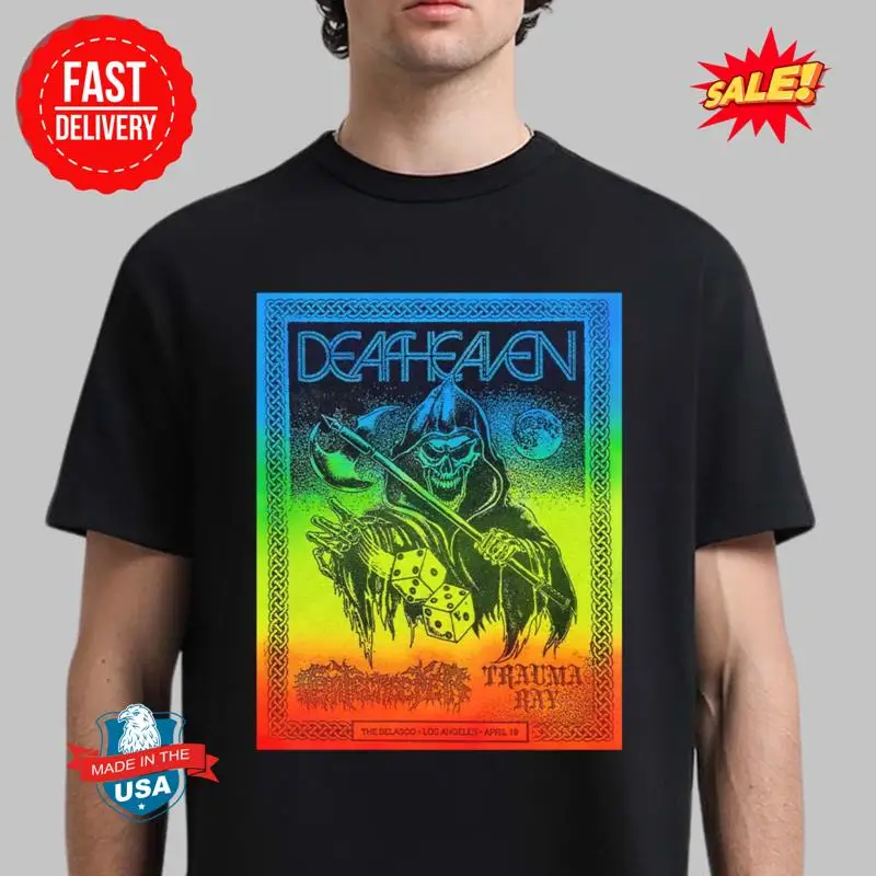 عرض Deafheaven في لوس أنجلوس كاليفورنيا في بيلاسكو في 19 أبريل 2025 تي شيرت