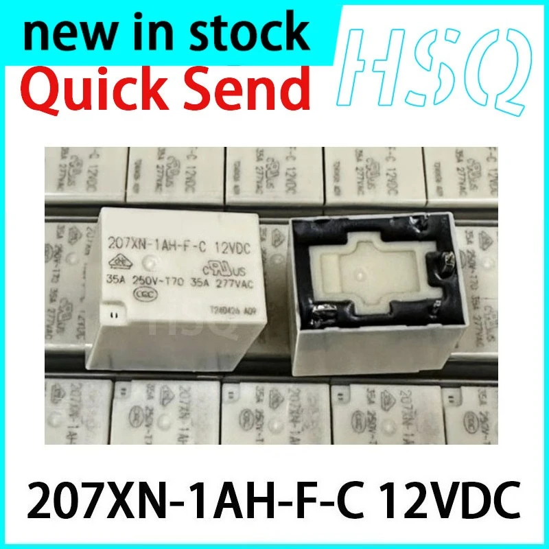 1PCS New 207XN-1AH-F-C 12VDC 4-pin 35A Relay HF178F-T 12-H2TF