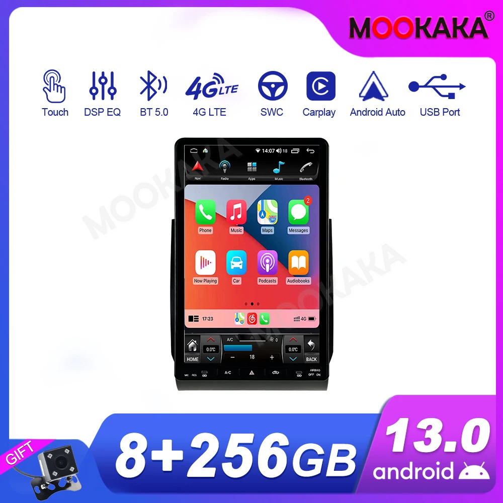 

16.8 Inch Screen Car Radio For Toyota Tundra 2014-2019 Android GPS Navigation Multimedia Video Stereo Receiver Head Unit