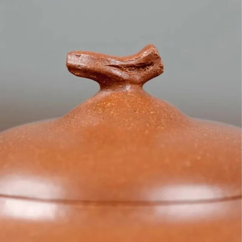 Chinese Yixing Purple Clay Teapot Creative Handmade Gourd Tea Pot Beauty Tea Infuser Kettle Raw Ore Zisha Tea Set Teaware 130ml