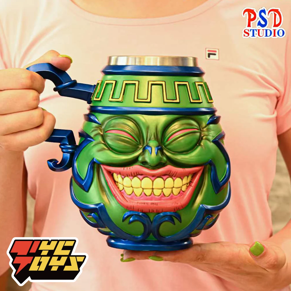 19Cm Yu-Gi-Oh! Duel Monsters Pot of Greed Anime Action Figure Statue Ornament Cup Model Garage Kit Doll Toys Gift