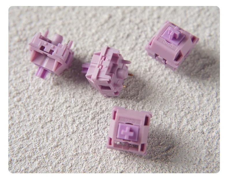 Imagem -03 - Teclado Mecânico Wob Crape Myrtle Switch Keycap Personalizado E-sports Mahjong Sound