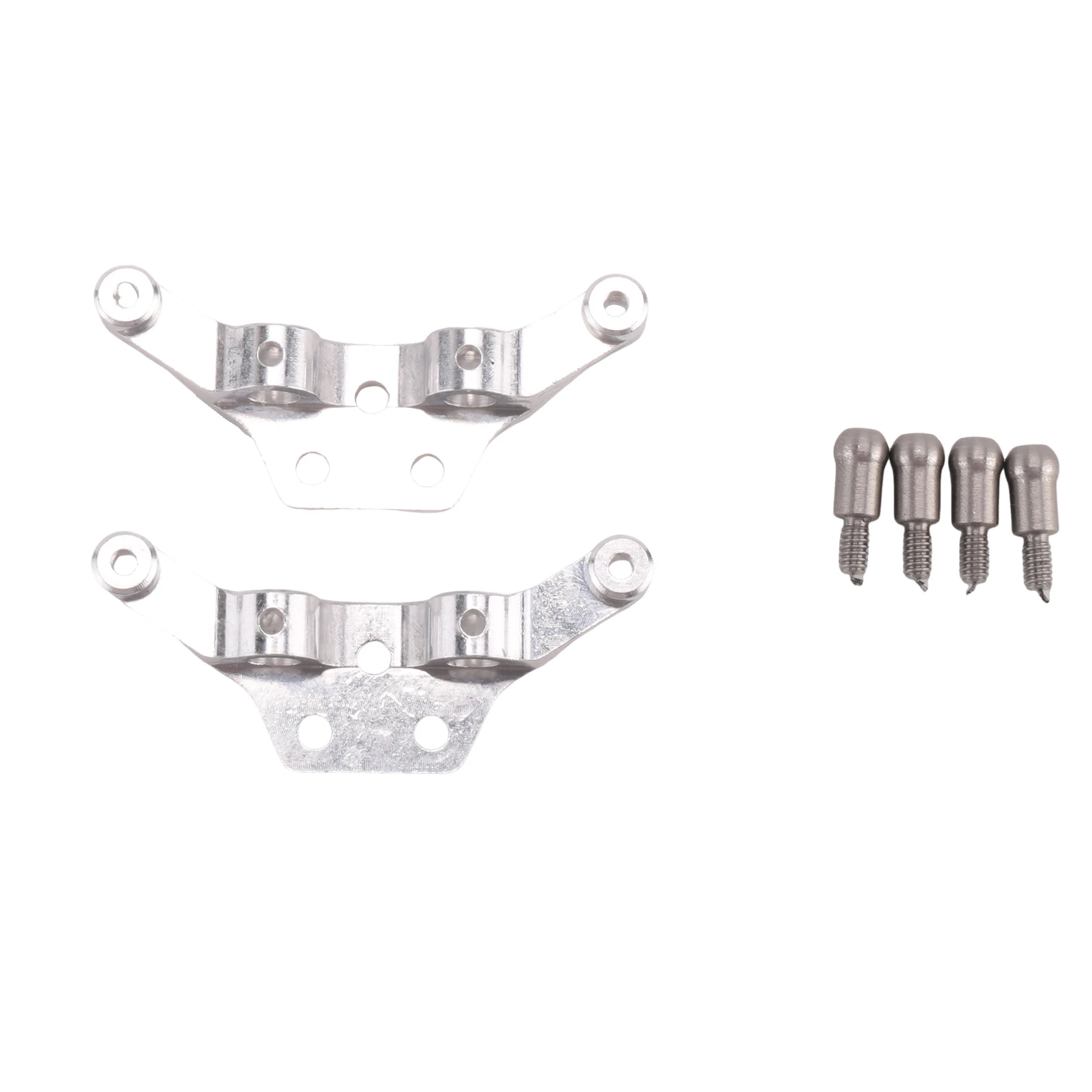 Metal Steering Cup Swing Arm Shock Absorber Plate Set, peças atualizadas para Wltoys P929 P939 K969 K979 K989 K999, 1:28 RC Car