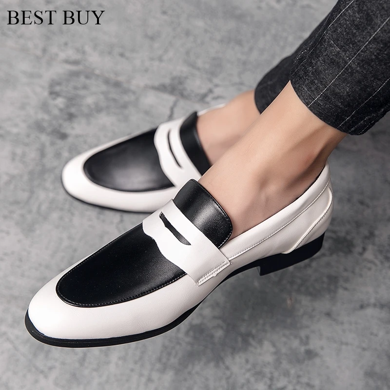 

Men Shoes Casual Luxury Brand Formal Mens Loafers Moccasins Italian Fashion Slip on Male Boat Shoes Plus Size 38-48 Driving Shoe