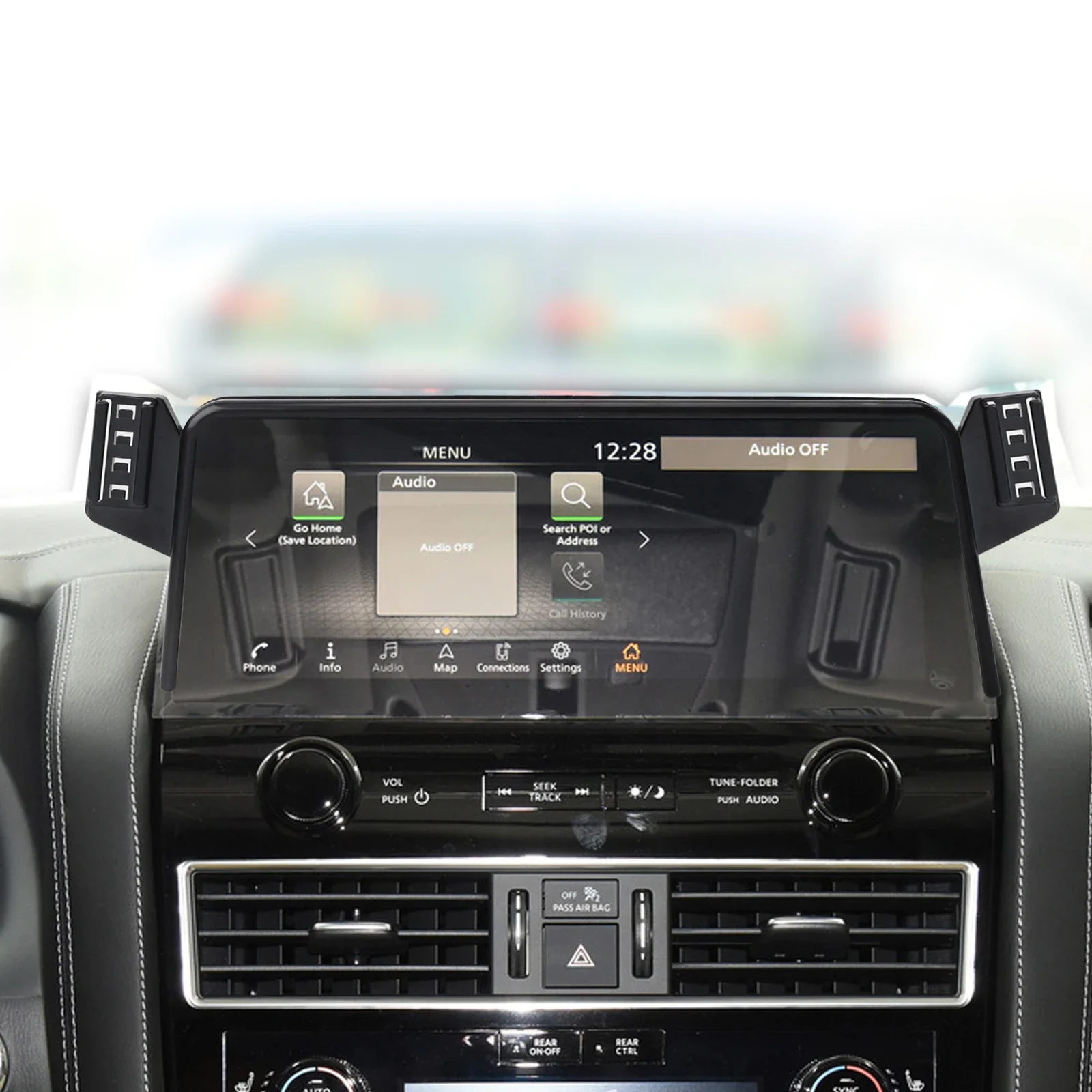 

fit for Nissan Patrol 2023 2024 Anti-Shake Screen Base Phone Holder Mount Stand ​​ Dedicated Car​​ accessoires