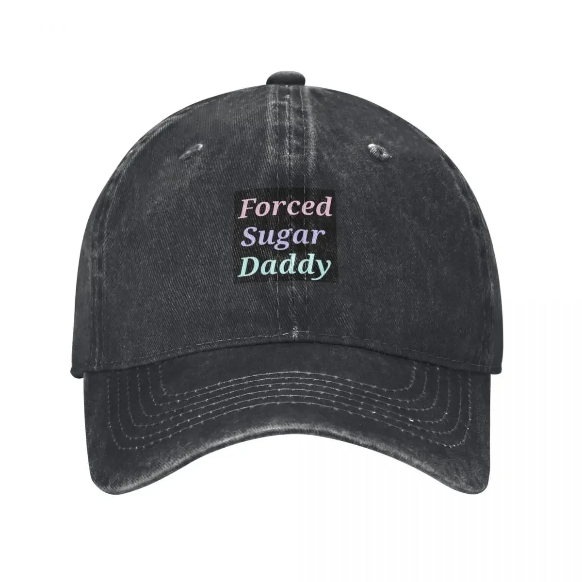 

Forced Sugar Daddy, but make it cute Baseball Cap Rave western Hat Visor Baseball Men Women's