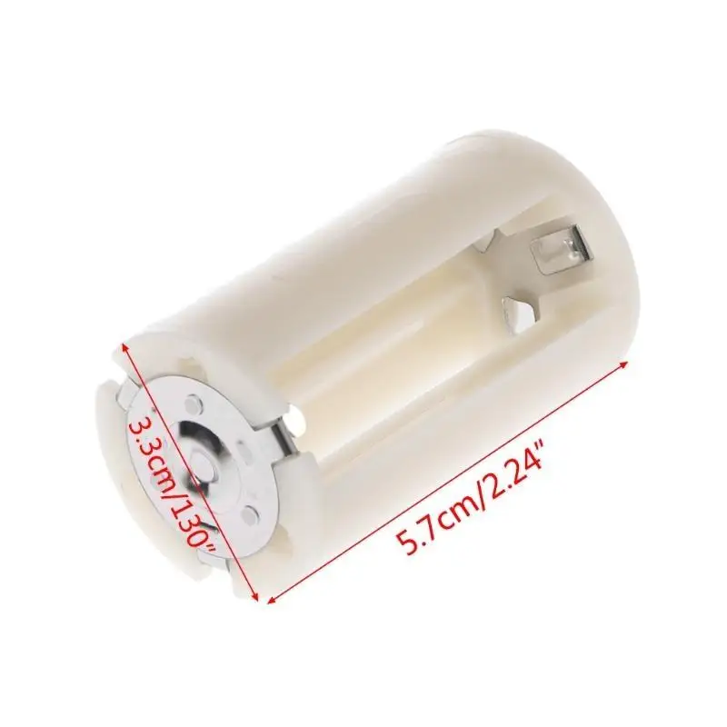 Y1UB 4pcs/lot Battery Adapter Convertor Size For 3 AA Battery to a D Battery Adapter for Case Converter Switcher Accessories