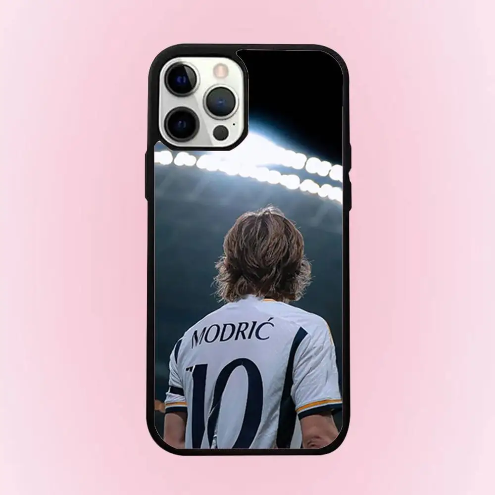 حافظة هاتف L-Luka-as Football M-Modric-cs لهاتف iPhone 16e,16,15,14,13,12,11,Plus,Pro,Max,Mini Magsafe شحن لاسلكي مغناطيسي