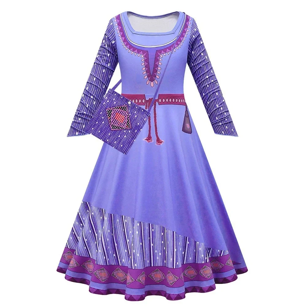 Desiderio vestire bambini ragazze Asha Costume Cospaly Halloween Princess Party Dress carnevale compleanno Outfit Toddler Girl Outfit